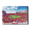 Nebraska Cornhuskers - Nebraska Paint - College Wall Art #Canvas