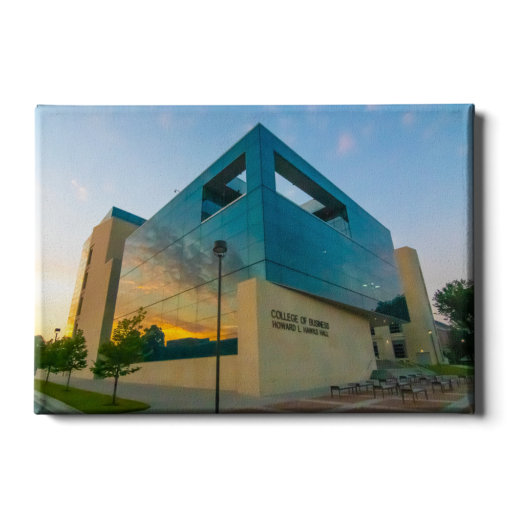 Nebraska Cornhuskers - College of Business Sunrise - College Wall Art #Canvas