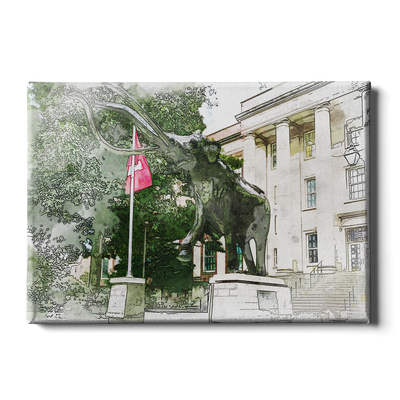 Nebraska Cornhuskers - Morrill Hall - College Wall Art #Canvas