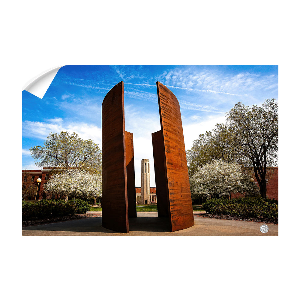 Nebraska - Greenpoint of View - College Wall Art #Canvas