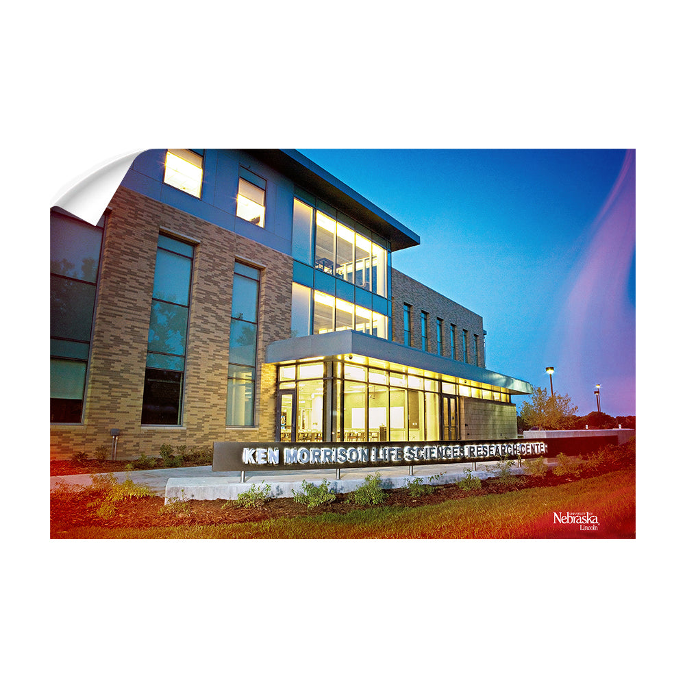 Nebraska - Ken Morrison Life Science Research Center - College Wall Art #Canvas