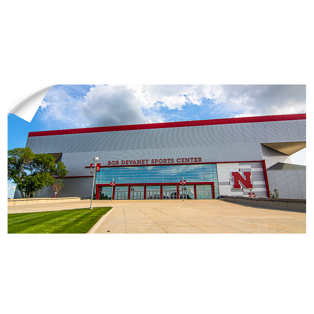 Nebraska Cornhuskers - Devaney Sports Center Pano - College Wall Art #Canvas