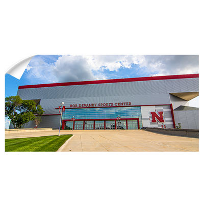 Nebraska Cornhuskers - Devaney Sports Center Pano - College Wall Art #Wall Decal