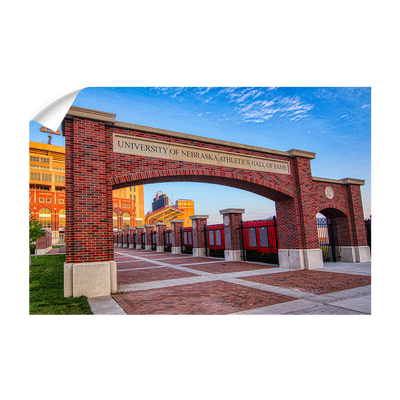 Nebraska Cornhuskers - Nebraska Athletics Hall of Fame HDR - College Wall Art #Wall Decal