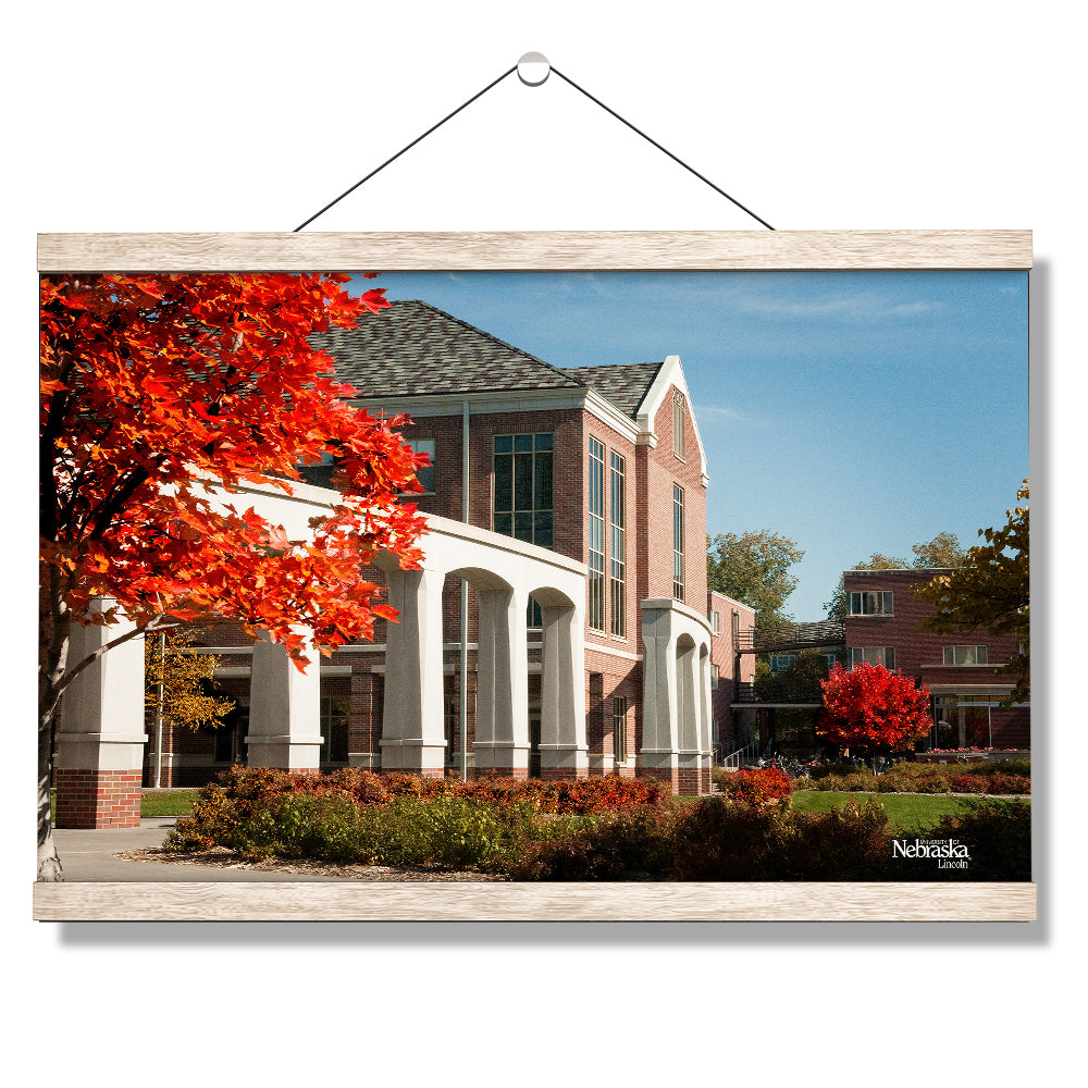 Nebraska - Nebraska Autumn - College Wall Art #Canvas