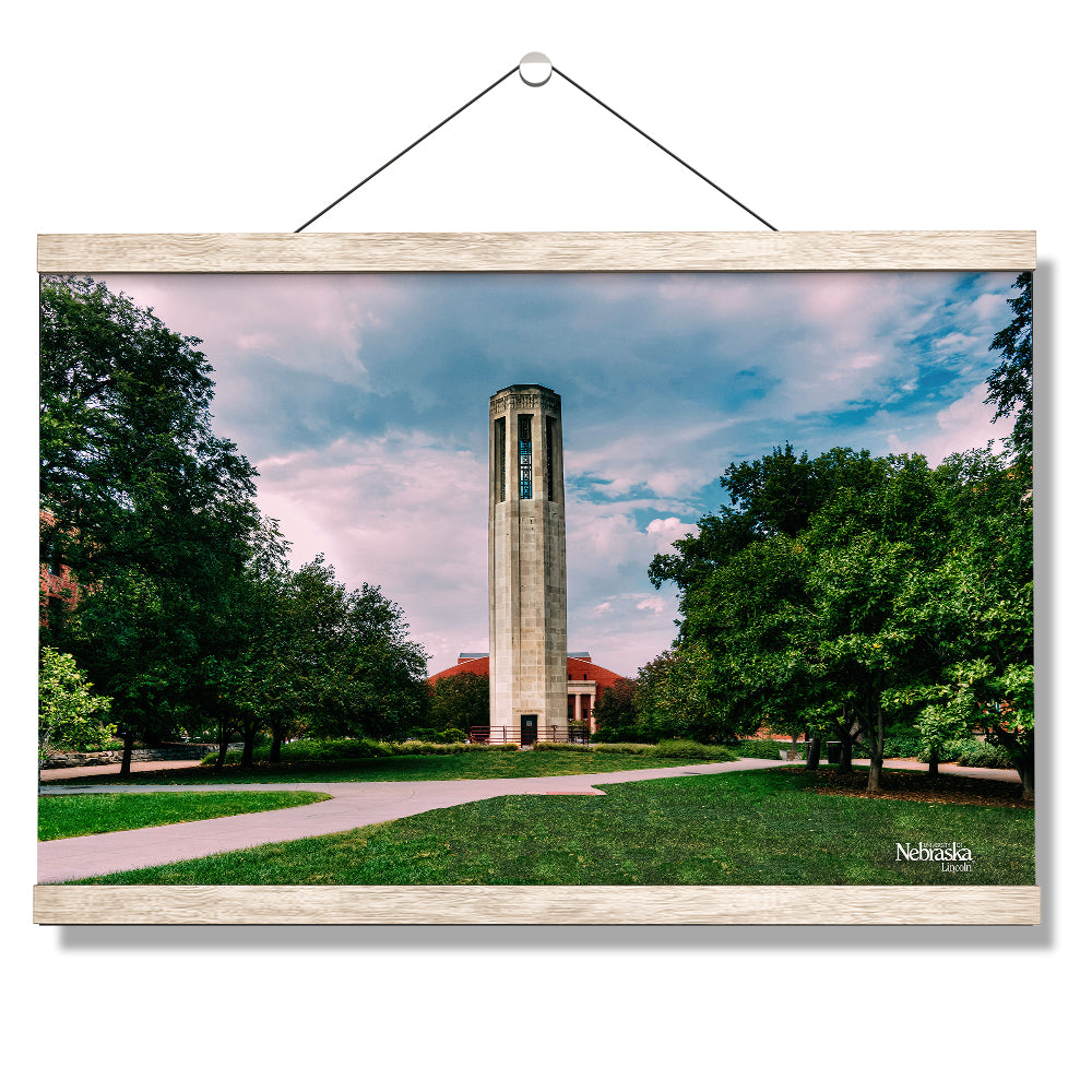 Nebraska - Mueller Tower - College Wall Art #Canvas