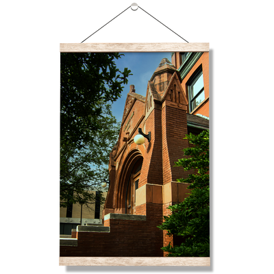 Nebraska Cornhuskers - Architecture Hall - College Wall Art #Hanging Canvas