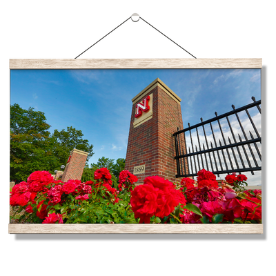 Nebraska Cornhuskers - Nebraska Gateway - College Wall Art #Hanging Canvas