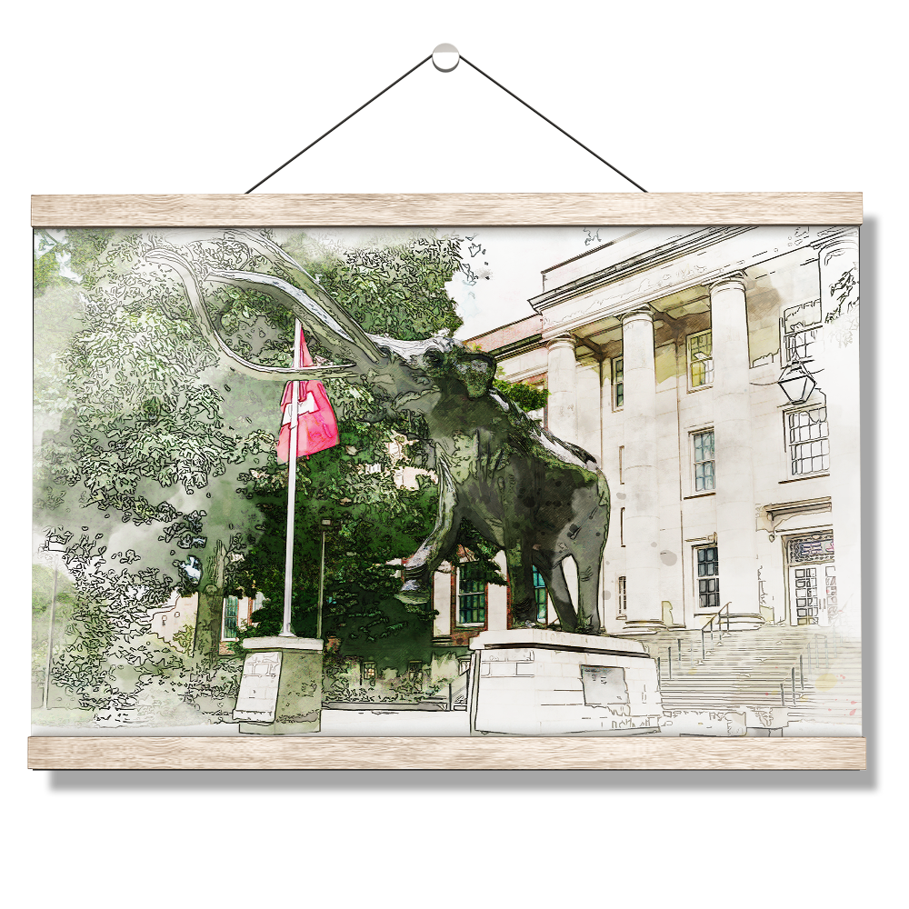 Nebraska Cornhuskers - Morrill Hall - College Wall Art #Canvas