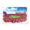 Nebraska - Husker Nation - College Wall Art  #Metal