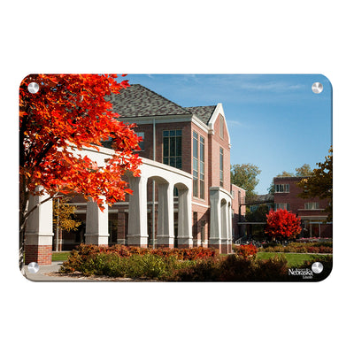 Nebraska - Nebraska Autumn - College Wall Art #Metal