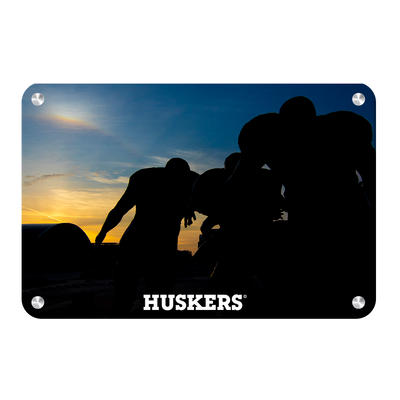 Nebraska Cornhuskers - Huskers Legacy Sunrise - College Wall Art #Metal