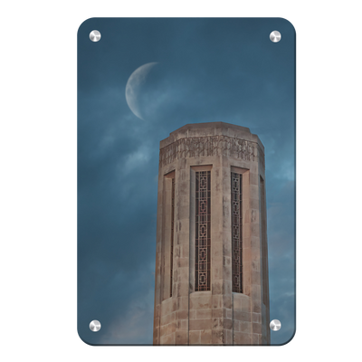 Nebraska Cornhuskers - Mueller Tower - College Wall Art #Metal