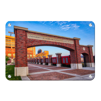 Nebraska Cornhuskers - Nebraska Athletics Hall of Fame HDR - College Wall Art #Metal