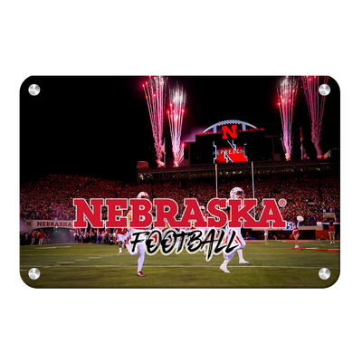 Nebraska Cornhuskers - Nebraska Football - College Wall Art #Metal