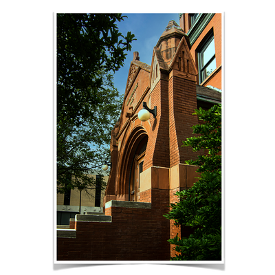 Nebraska Cornhuskers - Architecture Hall - College Wall Art #Poster