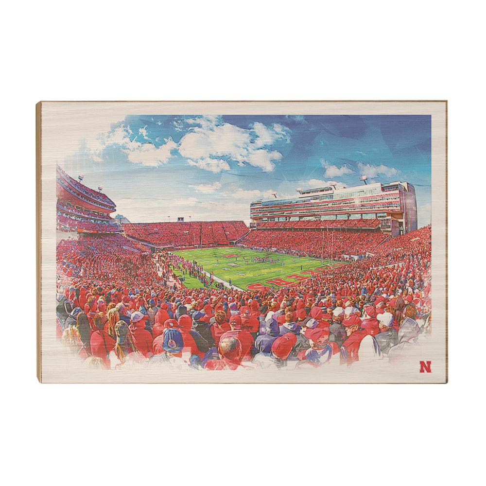 Nebraska - Husker Nation - College Wall Art #Canvas