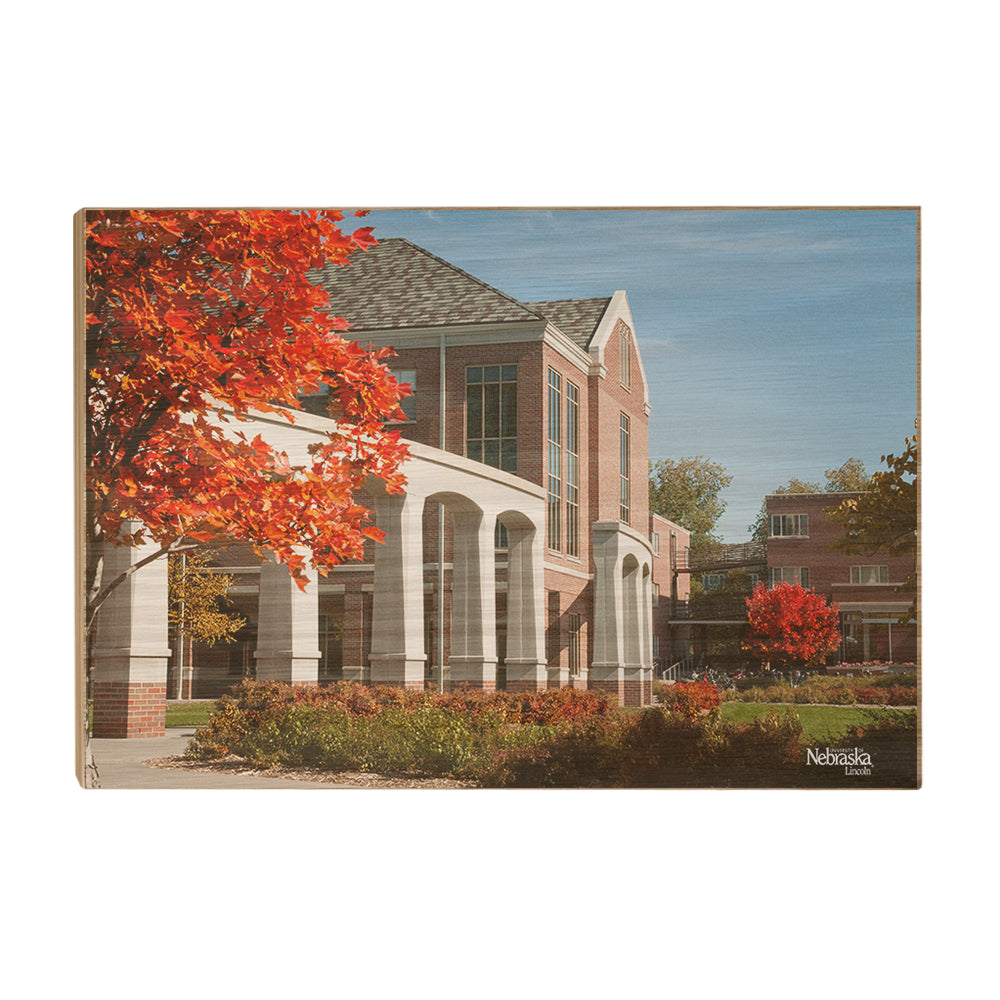 Nebraska - Nebraska Autumn - College Wall Art #Canvas