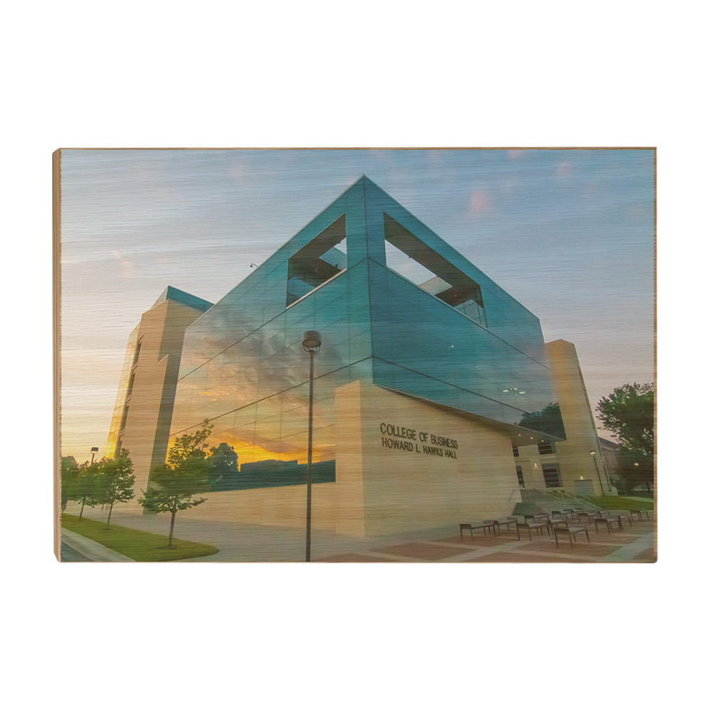 Nebraska Cornhuskers - College of Business Sunrise - College Wall Art #Canvas