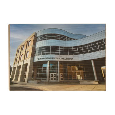 Nebraska Cornhuskers - Gaughan Multicultural Center - College Wall Art #Wood