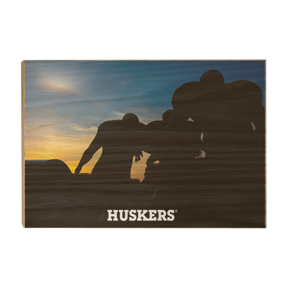 Nebraska Cornhuskers - Huskers Legacy Sunrise - College Wall Art #Canvas