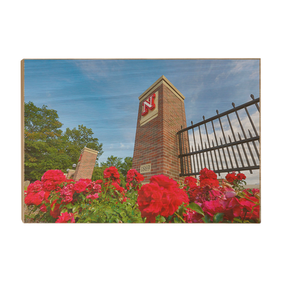 Nebraska Cornhuskers - Nebraska Gateway - College Wall Art #Wood