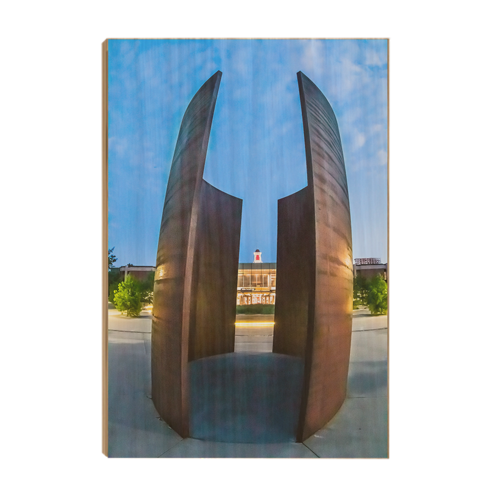 Nebraska Cornhuskers - Through Green Point - College Wall Art #Canvas