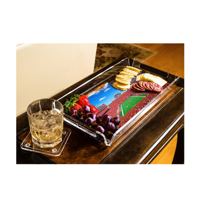 Nebraska Cornhuskers - Memorial Stadium Decorative Serving Tray