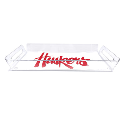 Nebraska Cornhuskers - Huskers Decorative Serving Tray