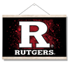 Rutgers Scarlet Knights - Rutgers R - College Wall Art #Hanging Canvas