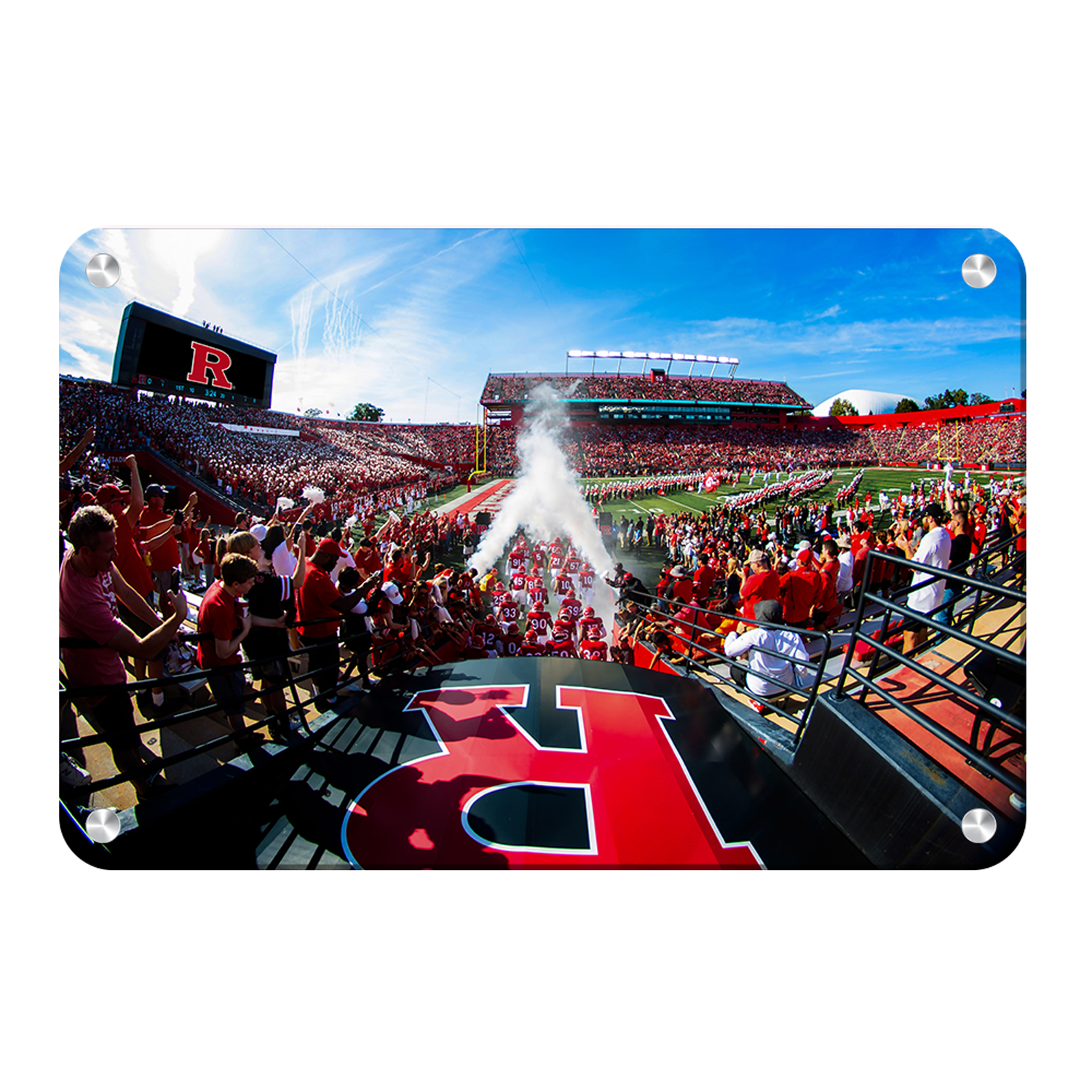 Rutgers Scarlet Knights - Enter Rutgers - College Wall Art #Canvas