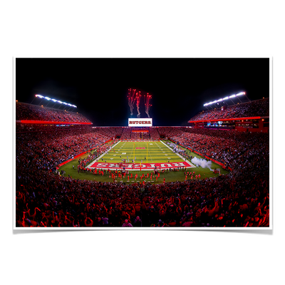 Rutgers Scarlet Knights - SHI Stadium Score! - College Wall Art #Photo Poster