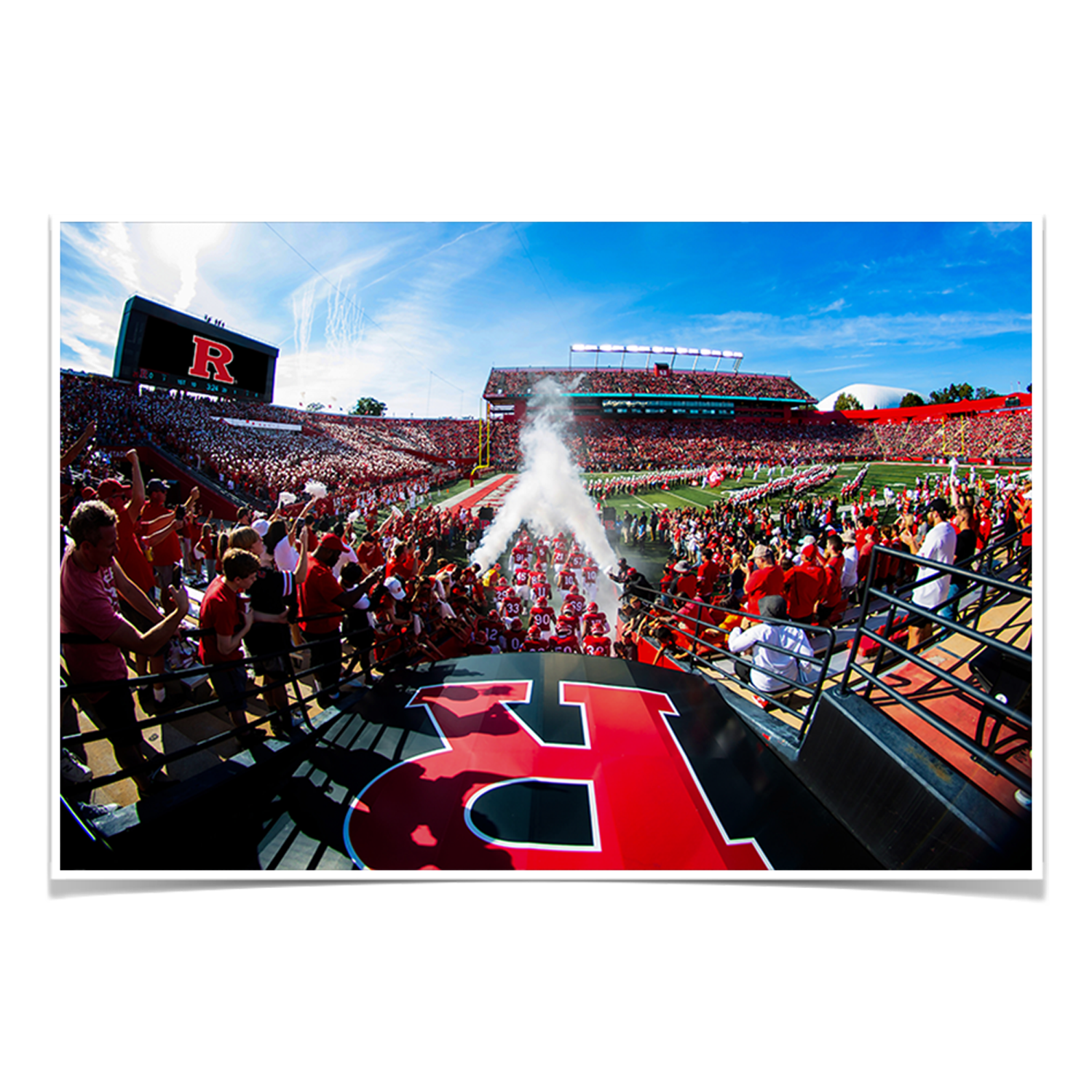 Rutgers Scarlet Knights - Enter Rutgers - College Wall Art #Canvas