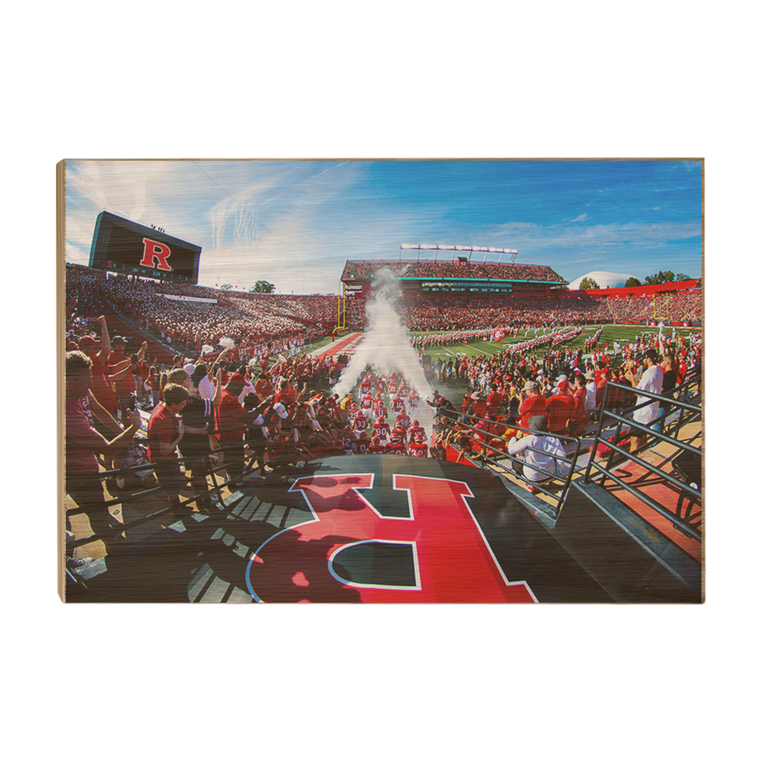 Rutgers Scarlet Knights - Enter Rutgers - College Wall Art #Canvas