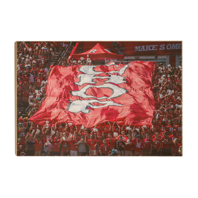 Rutgers Scarlet Knights - CHOP - College Wall Art #Wood Art