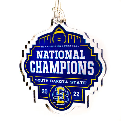 South Dakota State Jackrabbits - National Champions Ornament & Bag Tag