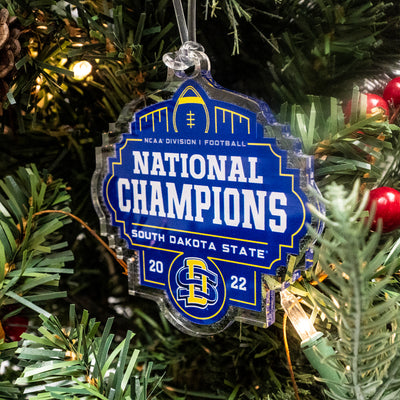 South Dakota State Jackrabbits - National Champions Ornament & Bag Tag