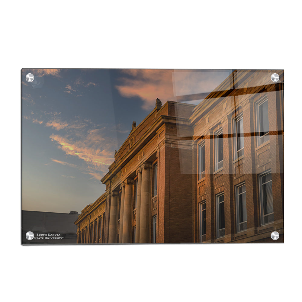 South Dakota State Jackrabbits - South Dakota State University Sunset - College Wall Art #Canvas