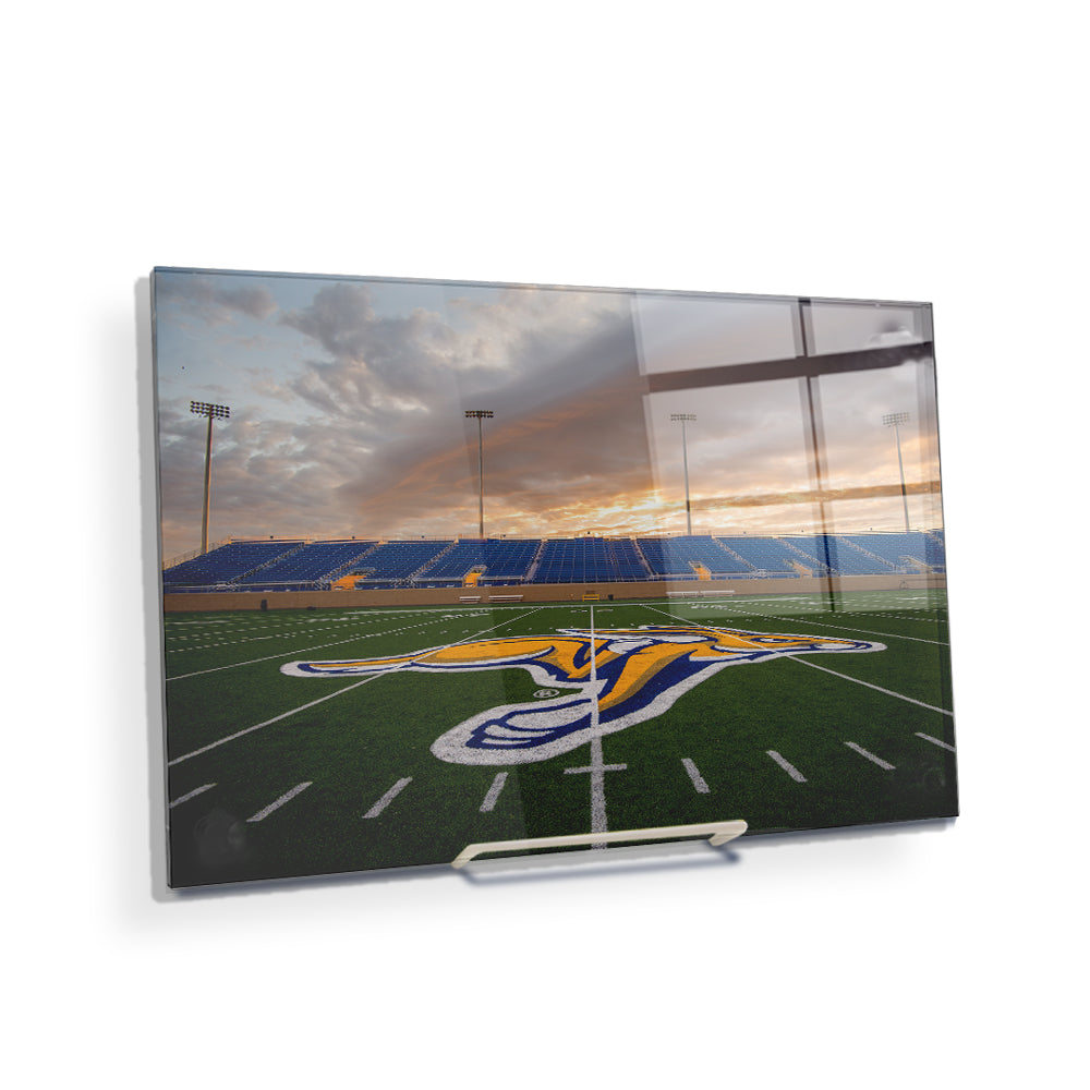 South Dakota State - Jackrabit Sunset - College Wall Art #Canvas