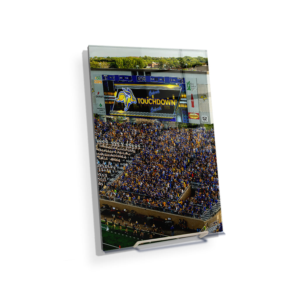 South Dakota State Jackrabbits - Touchdown Jackrabbits - College Wall Art #Canvas