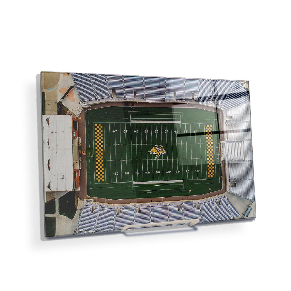 South Dakota State Jackrabbits - DJD Stadium Aerial - College Wall Art #Canvas