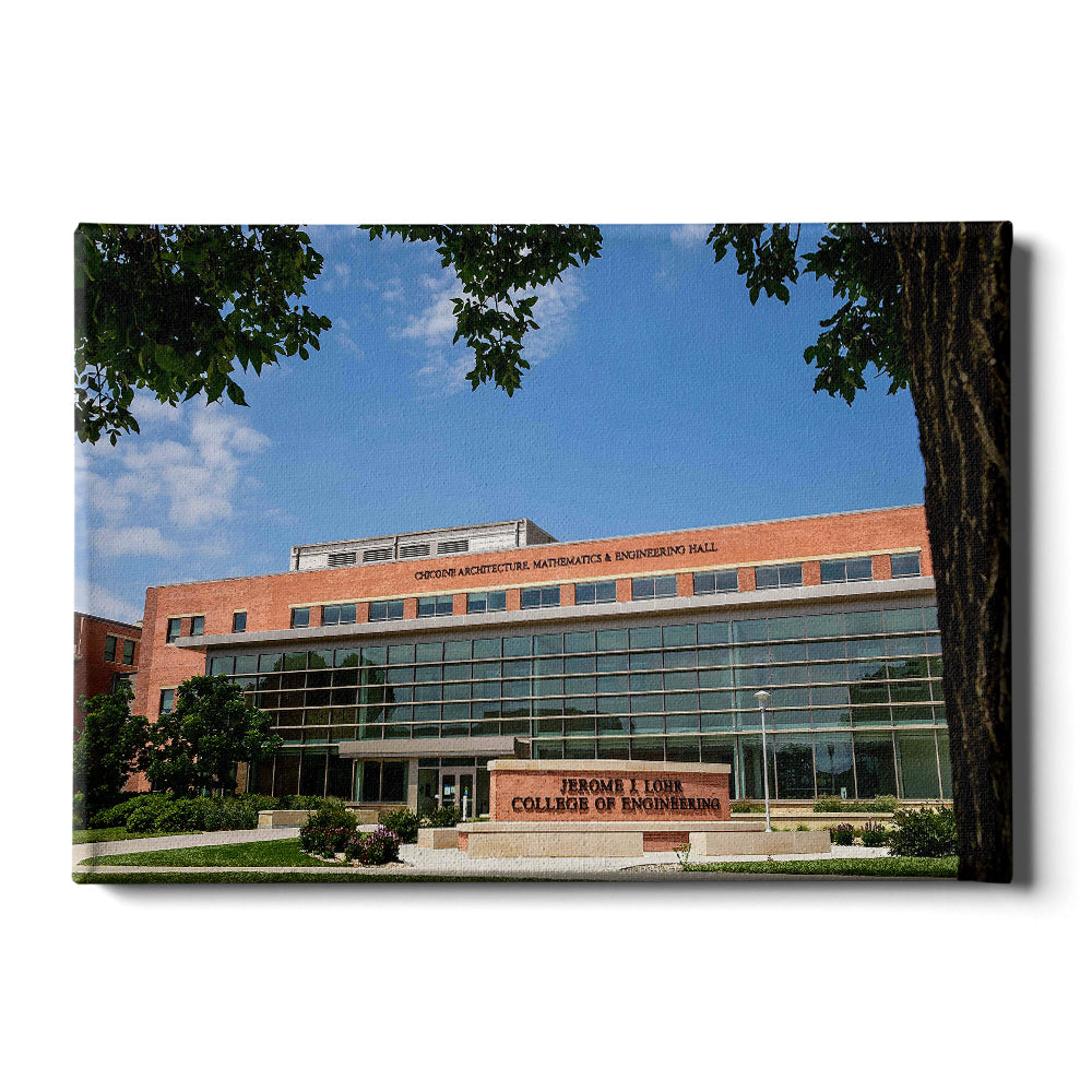 South Dakota State Jackrabbits - Chicoine Architecture, Mathmatics & Engineering Hall - College Wall Art #Canvas