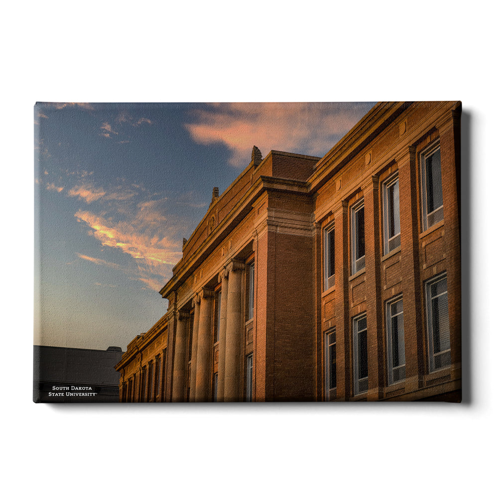 South Dakota State Jackrabbits - South Dakota State University Sunset - College Wall Art #Canvas