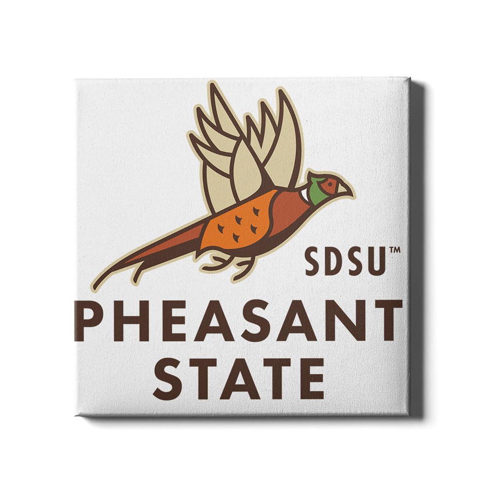 South Dakota State Jackrabbits - Pheasant State Logo - College Wall Art #Canvas