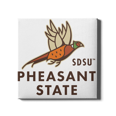 South Dakota State Jackrabbits - Pheasant State Logo - College Wall Art #Canvas