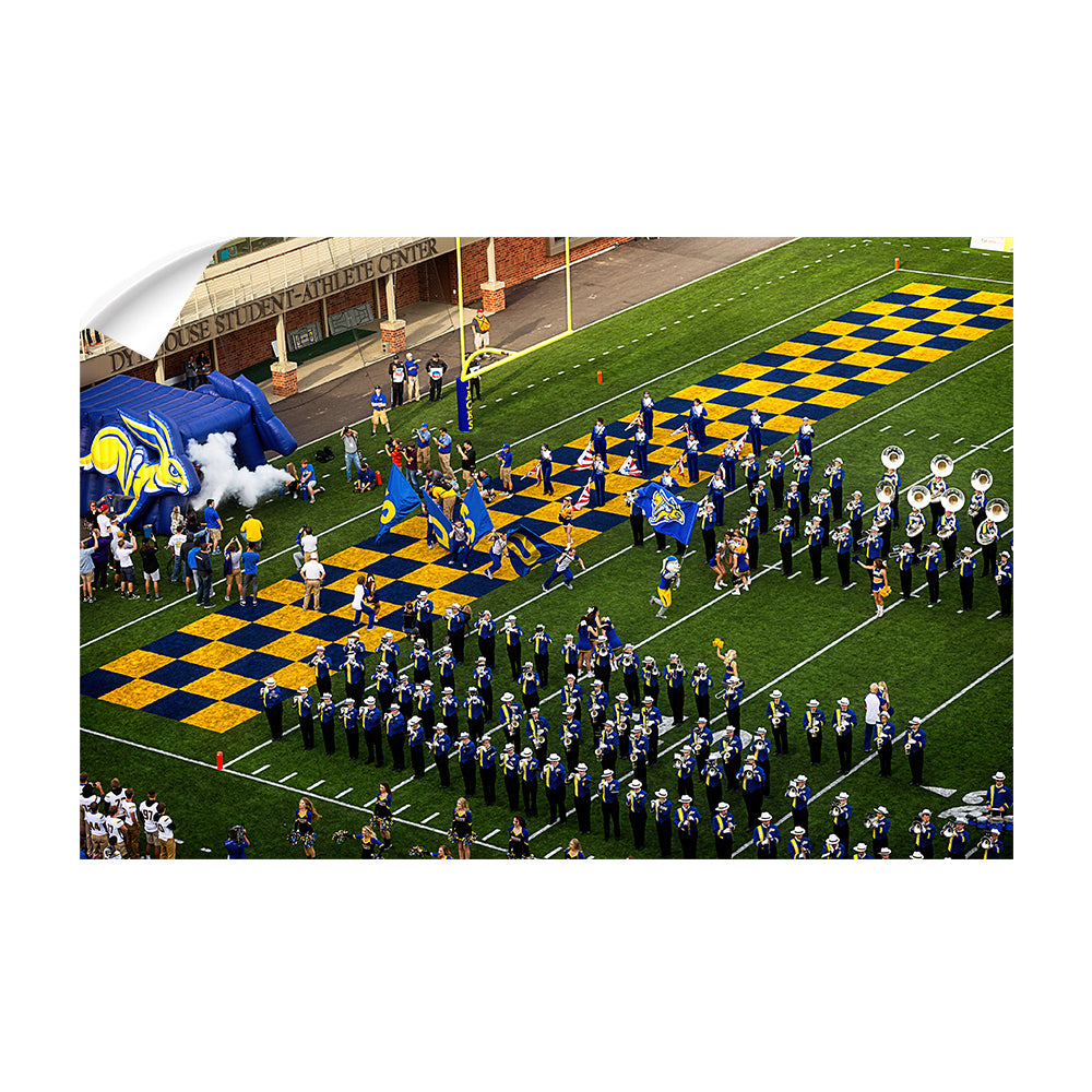 South Dakota State - Jackrabit Grand Entrance DJD Stadium - College Wall Art #Canvas