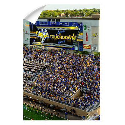 South Dakota State Jackrabbits - Touchdown Jackrabbits - College Wall Art #Wall Decal