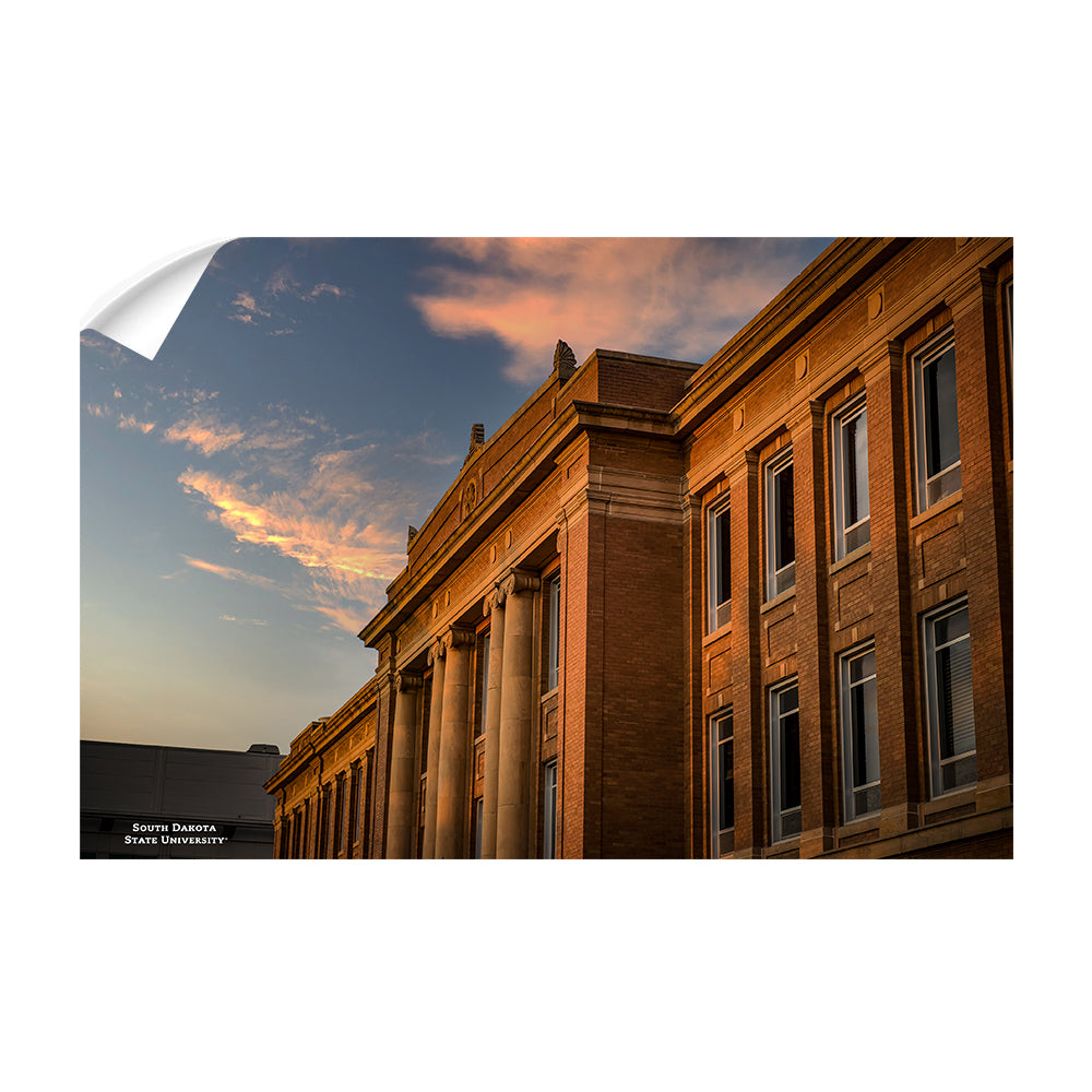South Dakota State Jackrabbits - South Dakota State University Sunset - College Wall Art #Canvas