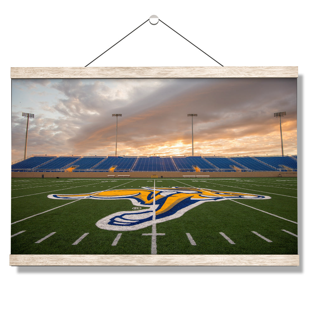 South Dakota State - Jackrabit Sunset - College Wall Art #Canvas