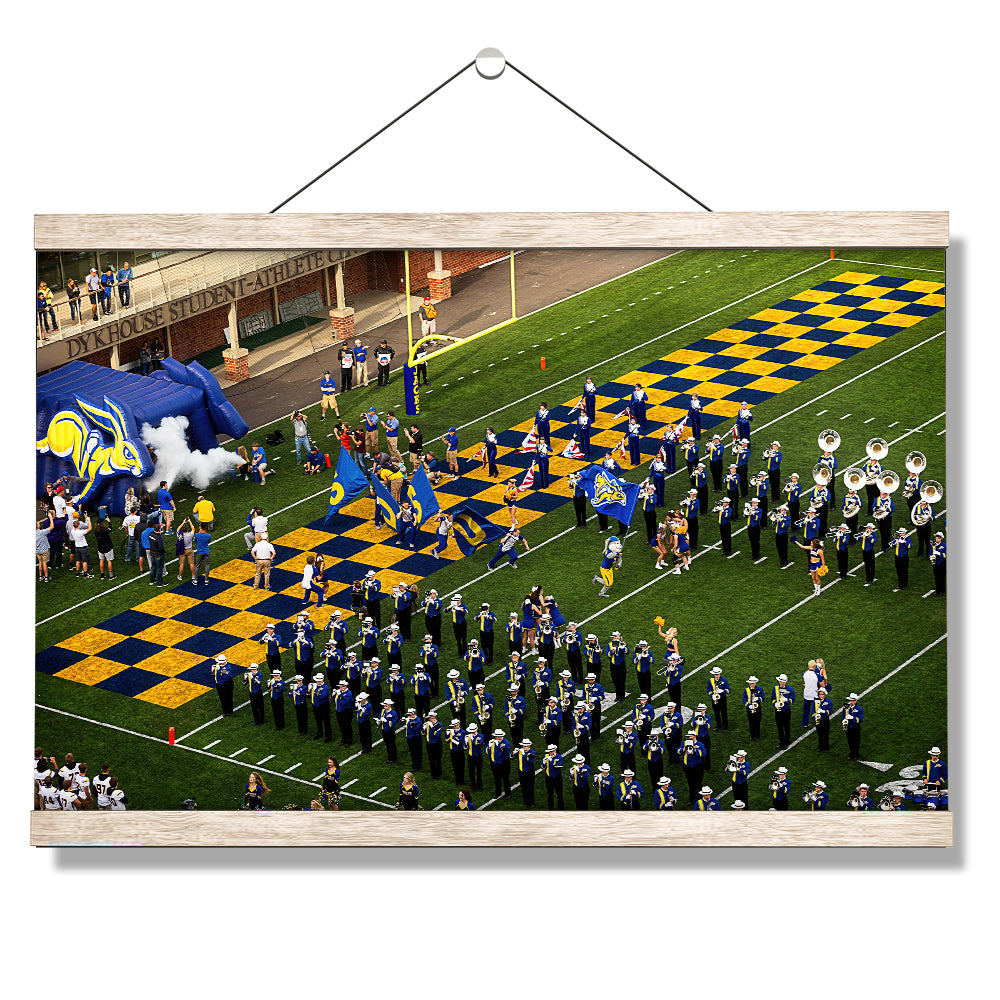 South Dakota State - Jackrabit Grand Entrance DJD Stadium - College Wall Art #Canvas